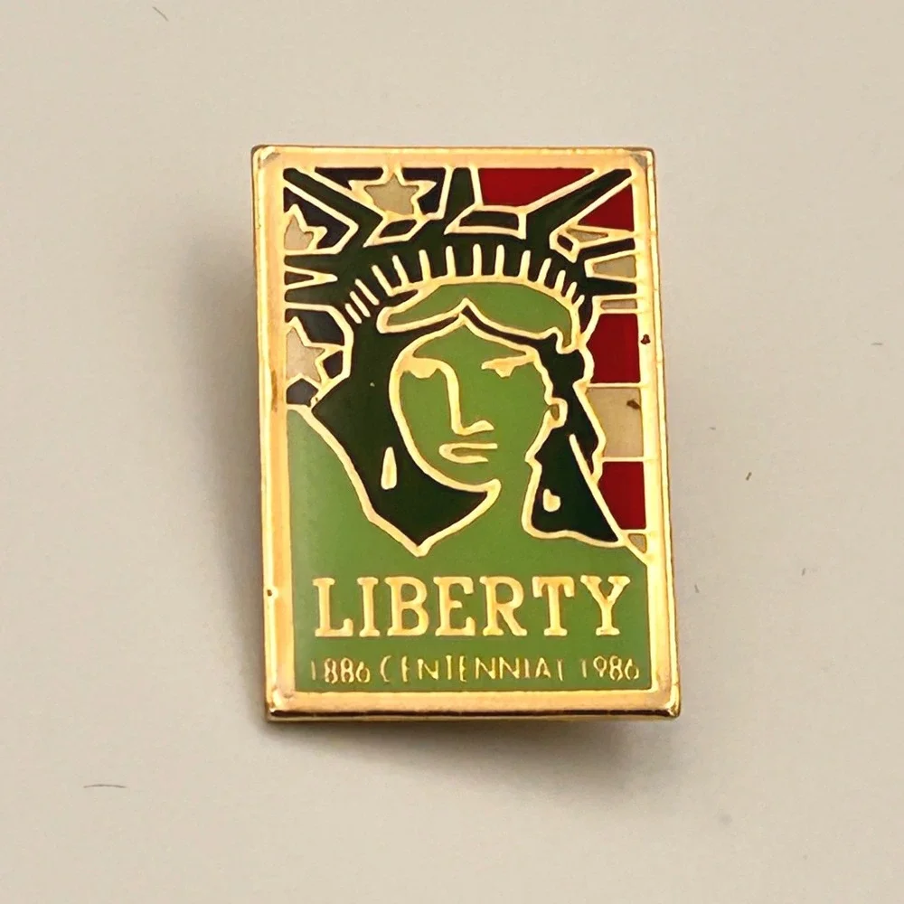 Vintage Statue of Liberty Centennial 1886-1986 Enamel Pin Weineroff Enterprises
